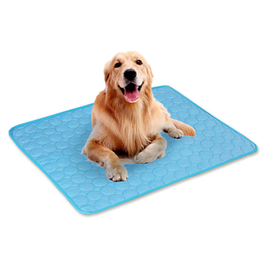 Kühlende Sommer-Kühlmatte für Hunde aus Seidenstoff